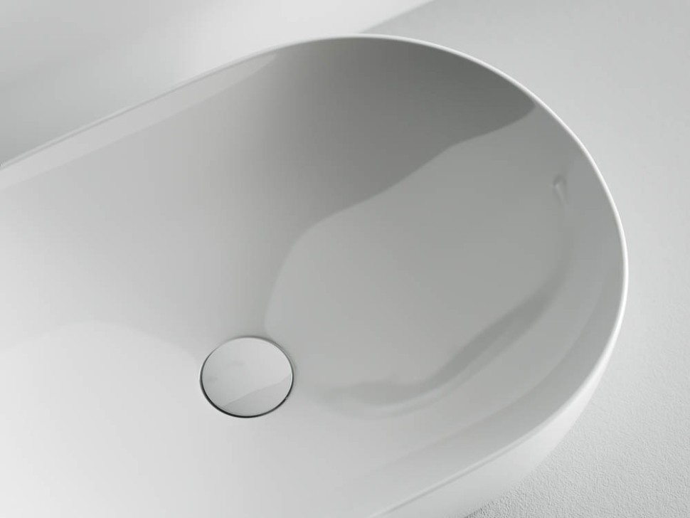 Умывальник чаша накладная овальная Element 600x415x135мм CN5009