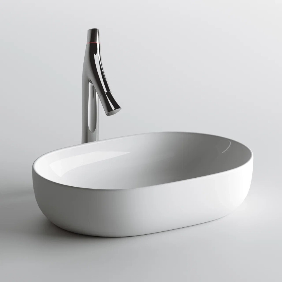 Умывальник чаша накладная овальная Element 600x415x135мм CN6047