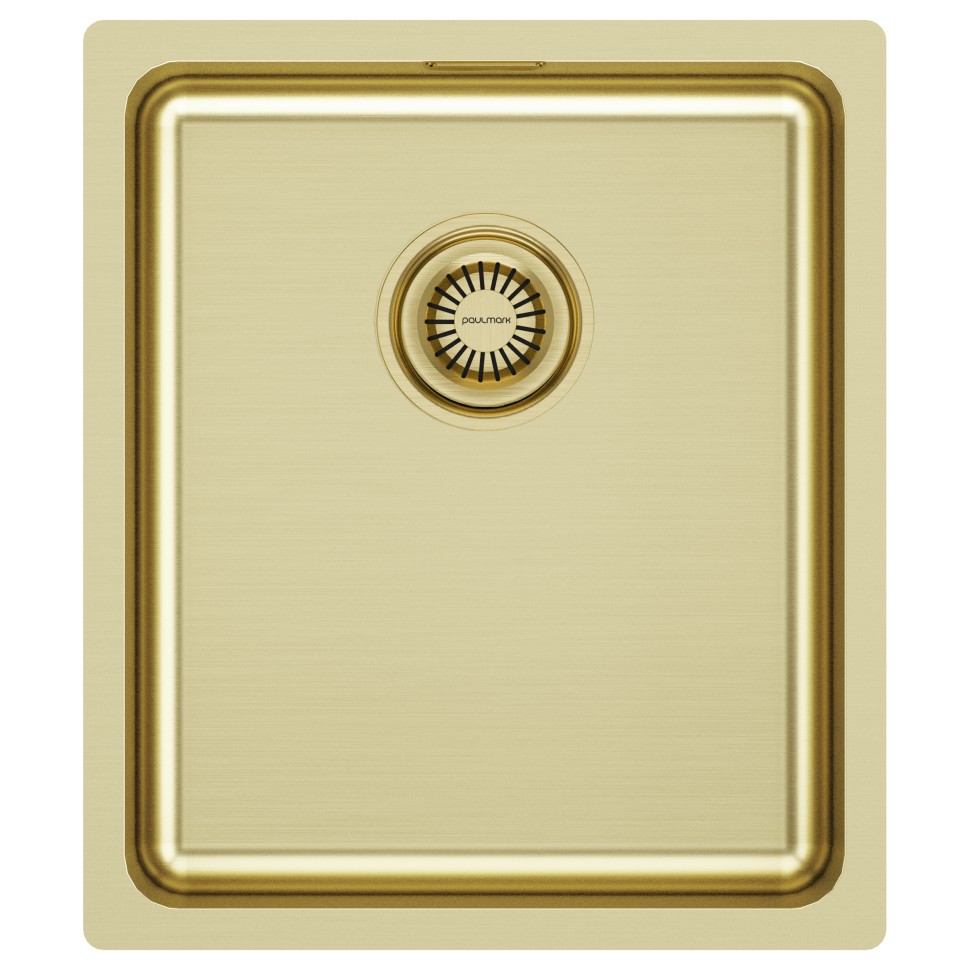 Мойка нерж. сталь VISTA 38, PM904438-LG, светлое золото, 380х440мм, Paulmark