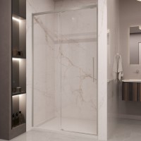 Душевая дверь Стелла (Stella) VDS-1ST120CLBN, 1200, брашированный никель, стекло прозрачное