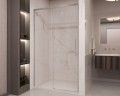Душевая дверь Стелла (Stella) VDS-1ST120CLBN, 1200, брашированный никель, стекло прозрачное