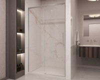 Душевая дверь Стелла (Stella) VDS-1ST120CLBN, 1200, брашированный никель, стекло прозрачное