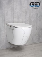 Унитаз подвесной Gid Ws2198 (СС) 62228Y под камень глянцевый 49x36x35.5