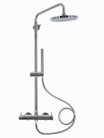 AQM 8001CR Душевая система для душа со смесителем, Хром