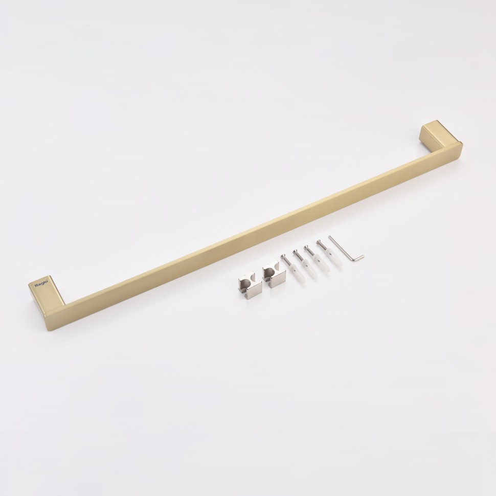 Полотенцедержатель Raglo сатин золото