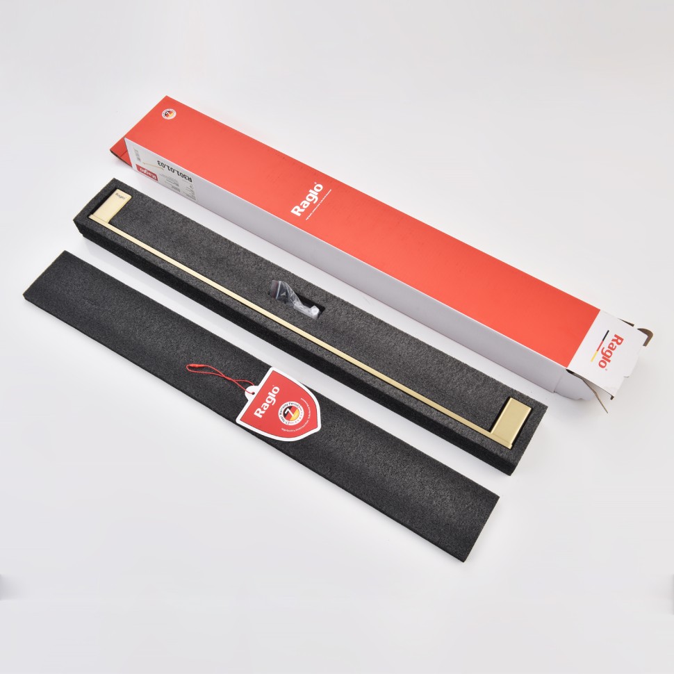 Полотенцедержатель Raglo сатин золото