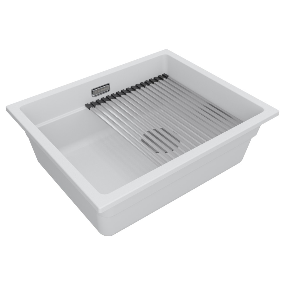 Мойка LUMI-PRO 55 UNI, IT-GRANIT, LU-PRO 55-WH, белый, 550х450, Paulmark