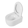 Унитаз подвесной безободковый с сиденьем и смывом TORNADO BelBagno SOFT-TOR BB084CH-TOR/SC