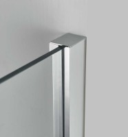 Душевой уголок Alpha VSR-3AL8011MT, 1100*800, хром, стекло текстурное