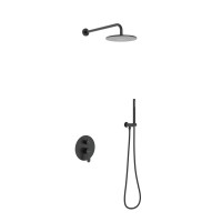 Душевой комплект BERGES NARDIS 2R BLACK, черный матовый