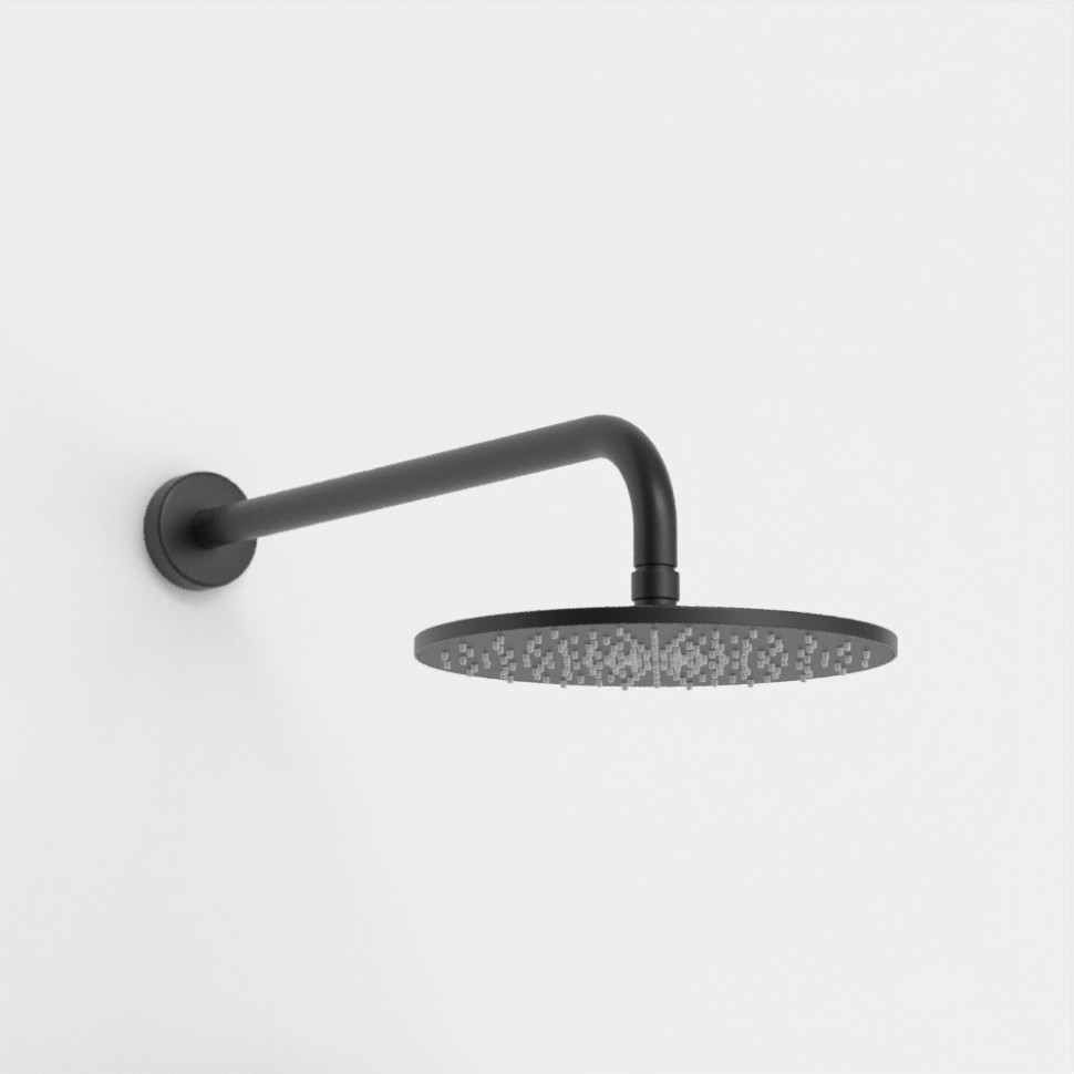 Душевой комплект BERGES NARDIS 2R BLACK, черный матовый