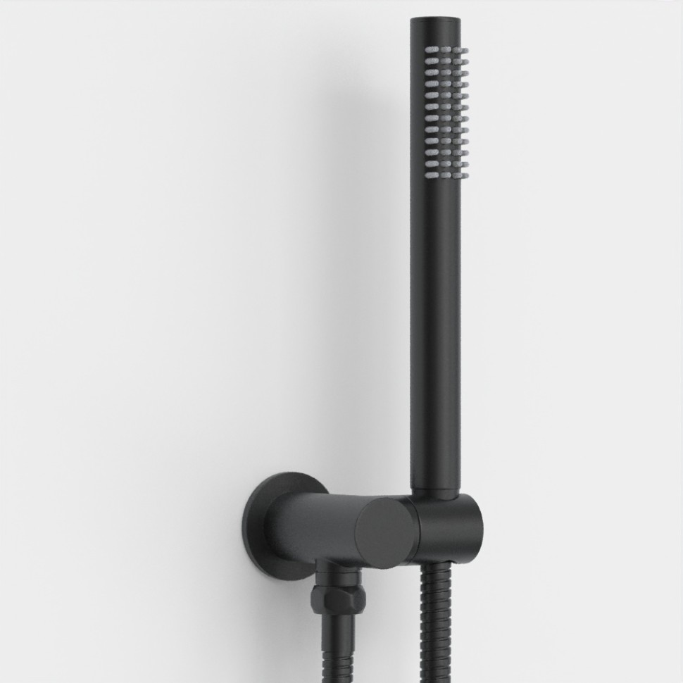 Душевой комплект BERGES NARDIS 2R BLACK, черный матовый