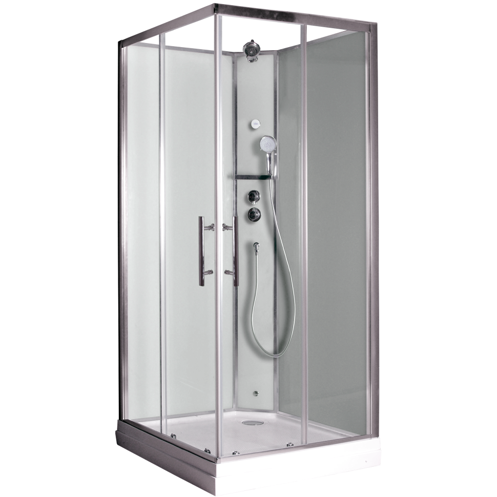 Timo Premium ILMA 101 душевая кабина с крышей, хамам и стульчиком 100*100*222