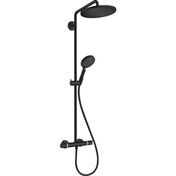 Душевая система Hansgrohe Croma Select S 280 1 режим струи (26890670) Черный хром матовый