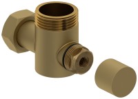 Вентиль угловой под шестигранник (G 1" НР х G 3/4" НГ)