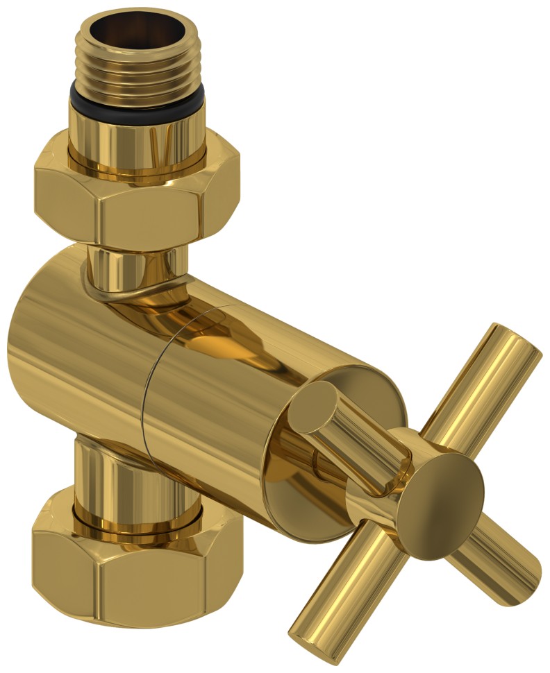 Вентиль прямой крест (G 1/2" НР х G 3/4" НГ)