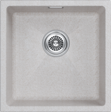 Мойка LUMI 45UNI, IT-GRANIT, LU45-BE, бежевый, 455х460, Paulmark