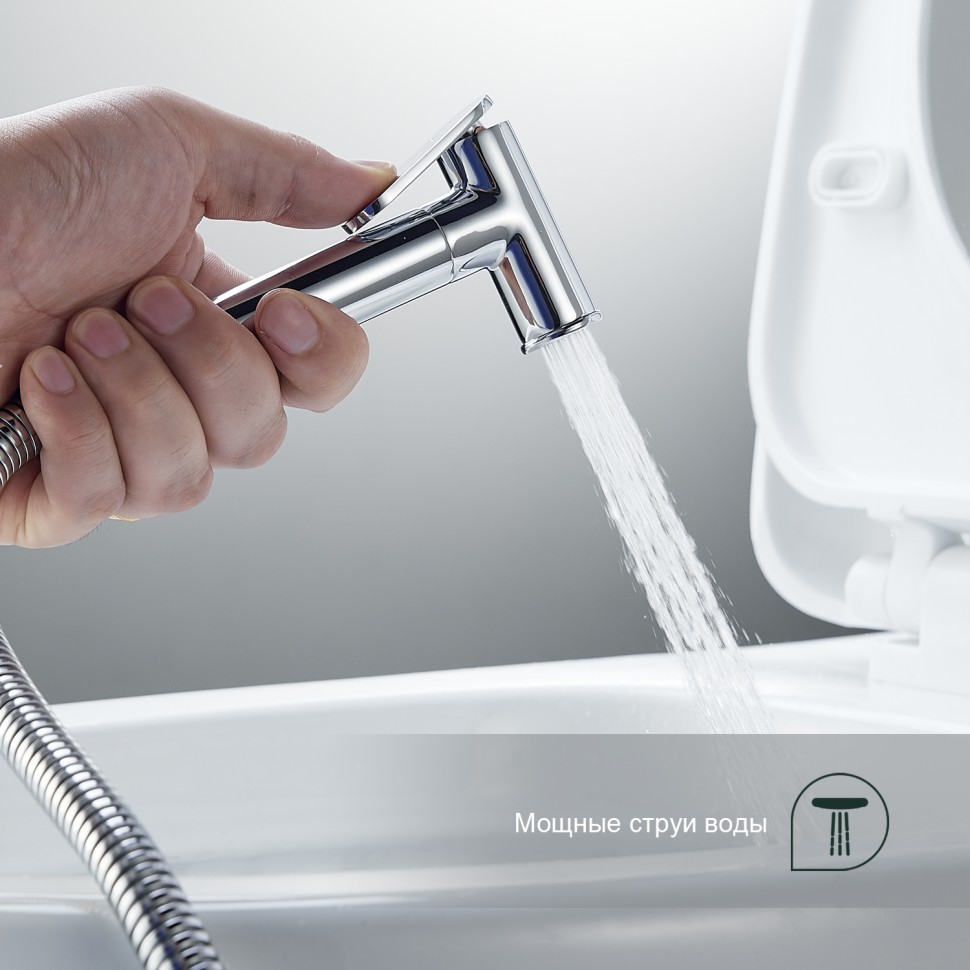 Смеситель Splenka с гигиеническим душем встраиваемый S30.53 Хром