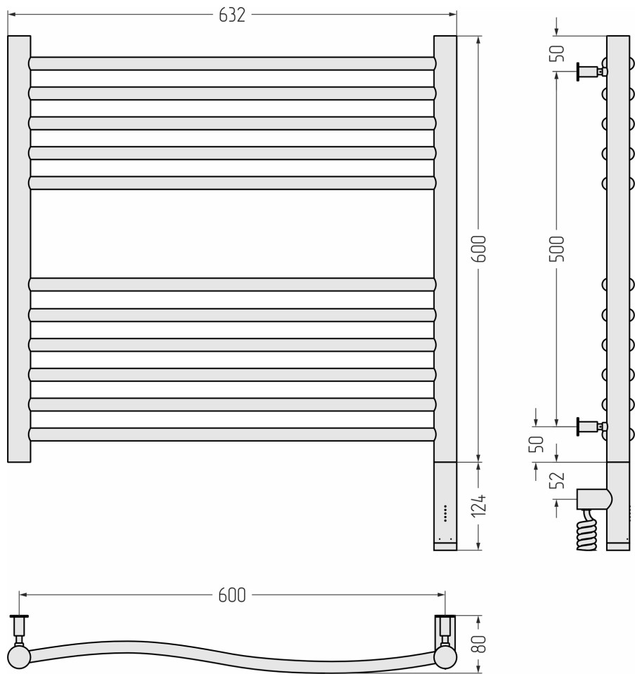 Флюид 3.0 600х600 МЭМ правый
