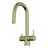 Смеситель для кухни Omoikiri Akita-S-LG латунь/светлое золото