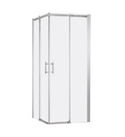 Душевой угол Veconi Rovigo RV-50CH, 1000х800х1950, хром, стекло прозрачное