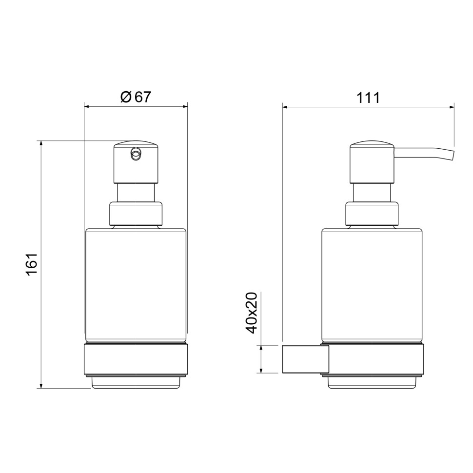 Дозатор Timo Luiro 18539/17 золото матовое