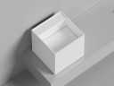 Раковина накладная ARMONIA SQUARE TOP 03  без отверстия под смеситель 450х450х450 S-Sense Глянцевое