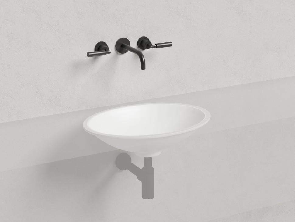 Раковина встраиваемая MAREA 11  в цвете по RAL 550х400х135 S-Sense Глянцевое