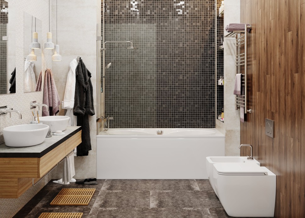 Акриловая ванна VAGNERPLAST BRIANA 170x75