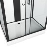 Душевая кабина Grossman Elegans GR252Q (120х80х217) дверь раздвижная,6 мест