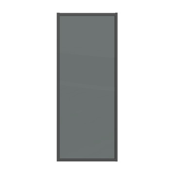 Боковая стенка Grossman Style 200.K33.05.100.21.10 (100х195) черный матовый,стекло тонированное, 1 место