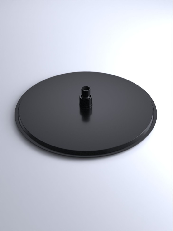 Верхний душ 3D круглый RGW SP-81B (Черный, 300)