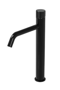 Смеситель для раковины на столешницу MILLEAU Tissage ML0326KLH-GB, Черный глянец