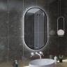 Зеркало NERO-промо BLACK (500*900*45) LED с сенсорным выключателем