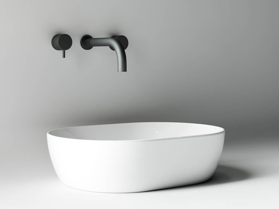 Умывальник чаша накладная овальная Element 480x350x130мм