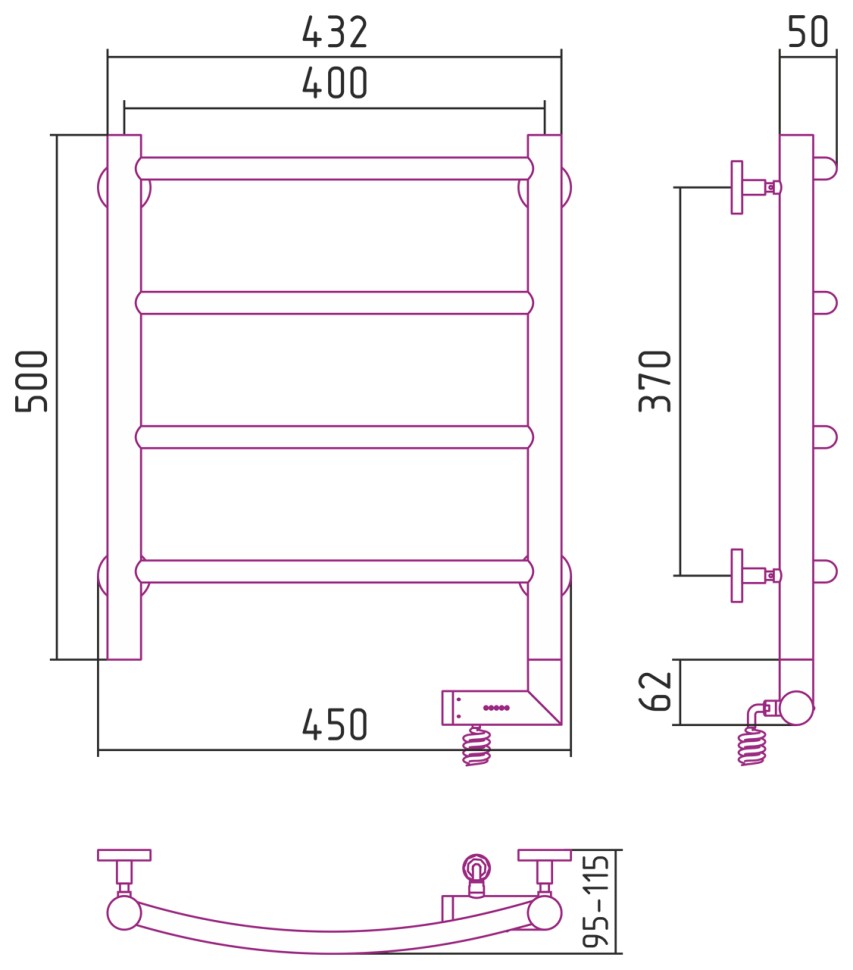 Галант 2.0 500х400 МЭМ правый