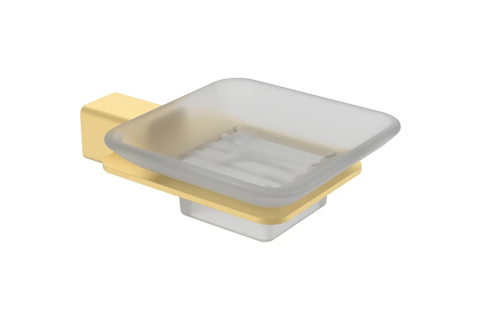 Держатель + Мыльница Raglo сатин золото