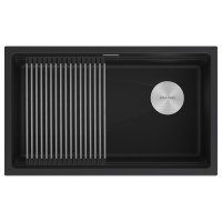 Мойка LUMI-PRO 74 UNI, IT-GRANIT, LU-PRO 74-AN, антрацит, 740х450, Paulmark
