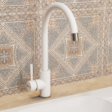Смеситель для кухни Uperwood Quartz Premium UPD-02-01, белый