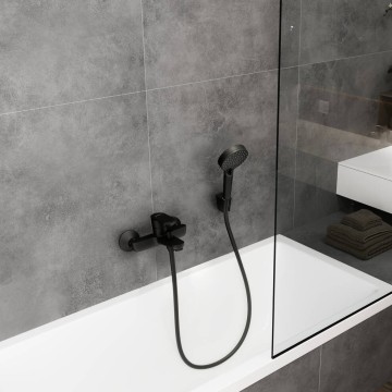 Смеситель для ванн, для душа Hansgrohe Vernis Blend черный (71440670)