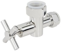 Вентиль запорный с клапаном крестовой (G 1" НГ х G 3/4" НГ)