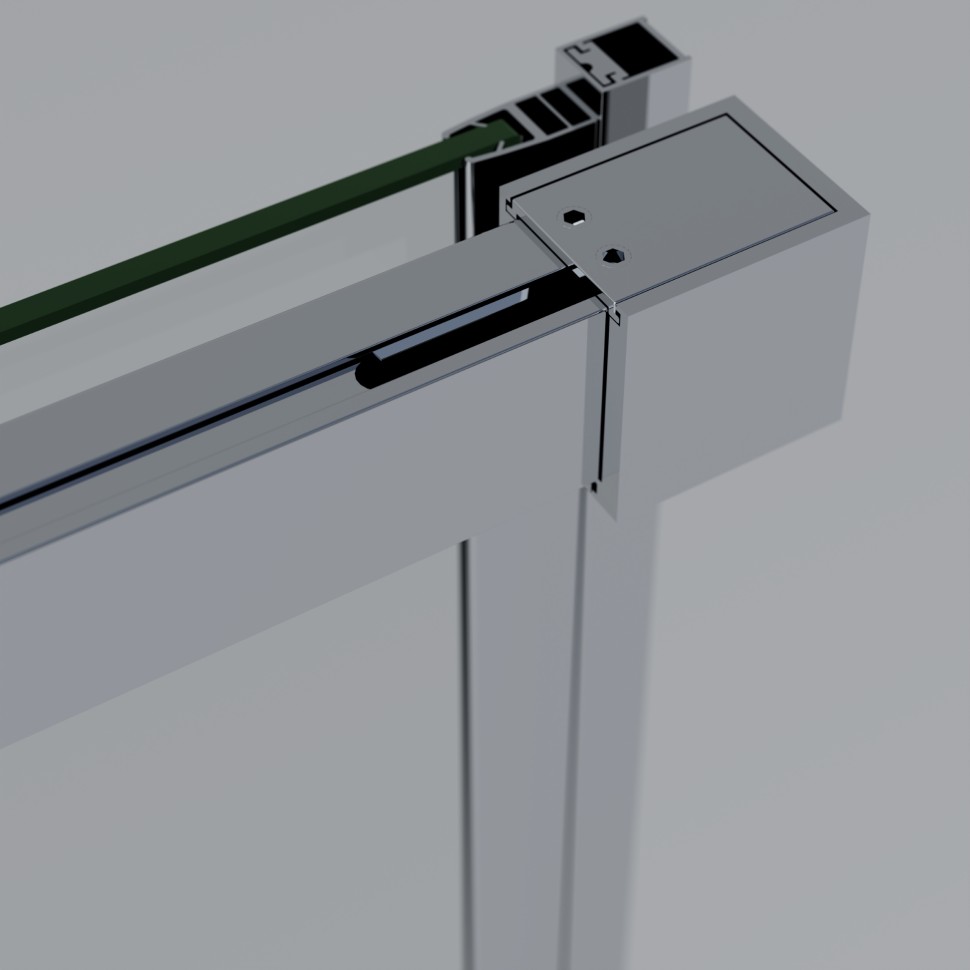 Душевой уголок Soft 2 VSR-3SO28012CL, 1200*800, хром, стекло прозрачное