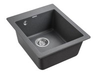 Мойка KANTE 40, IT-GRANIT, PM104249-DG, графит, 415х490 мм, Paulmark