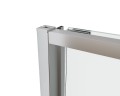 Душевой уголок Теси (Tesi) VSRW-7TS9090CLG, 900*900, брашированное золото, стекло прозрачное