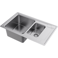 Кухонная мойка Omoikiri Mizu 78-2-IN нерж. сталь/нержавеющая сталь
