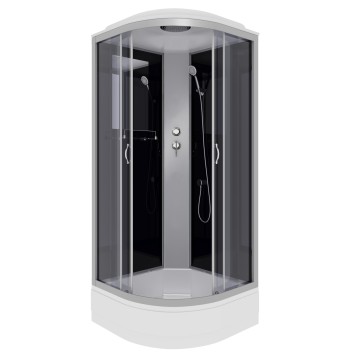 Душевая кабина Niagara Classic NG-3502-14 (100х100х215) средний поддон(26см),стекло тонированное,4 места