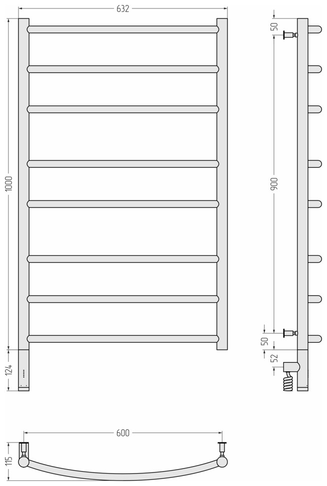 Галант 3.0 1000х600 МЭМ левый