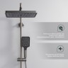Душевая система Splenka с термостатом для ванны S224.26.09 Графит