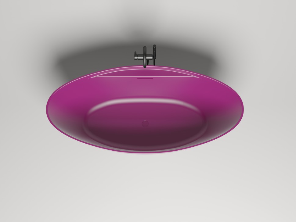 Ванна отдельностоящая DIVA 178x85 покраска по RAL полностью S-Sense Глянцевое