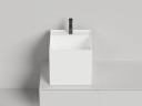 Раковина накладная ARMONIA SQUARE TOP 03   без отверстия под смеситель 450х450х450 S-Stone Матовое